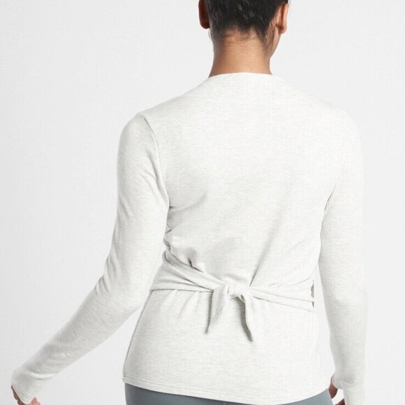 Athleta Coaster Poise Dance Wrap Sweatshirt - Picture 2 of 5